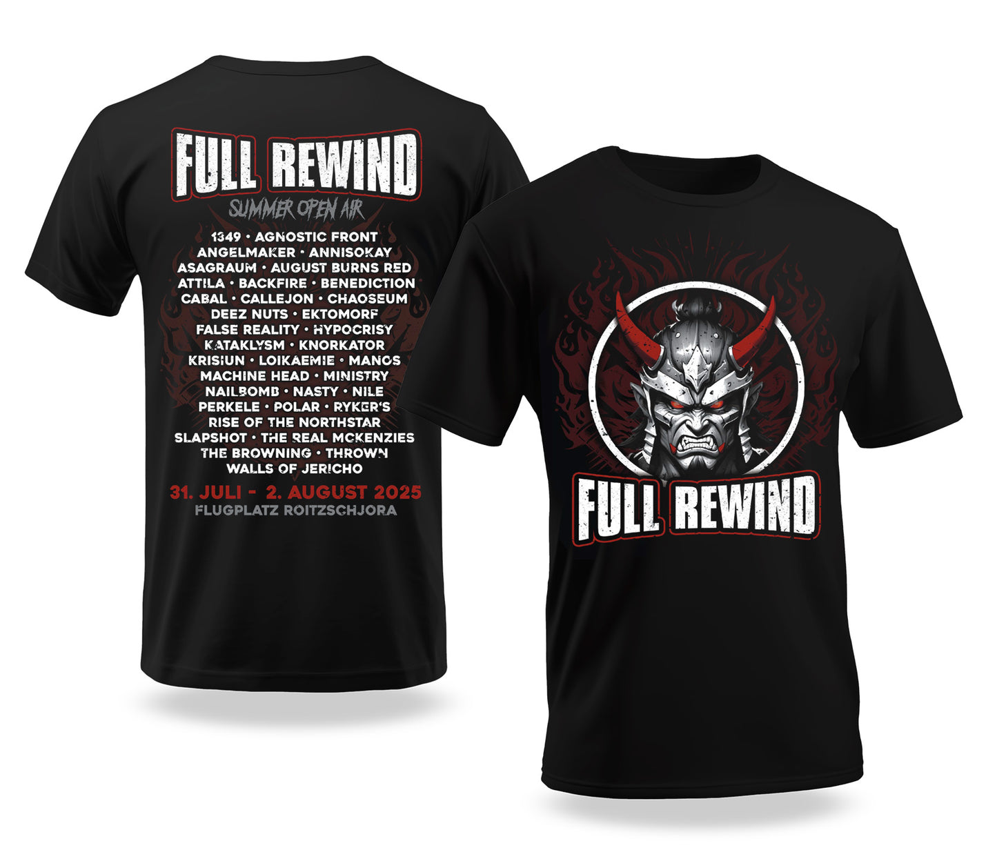 Full Rewind T-Shirt Festival 2025 rot