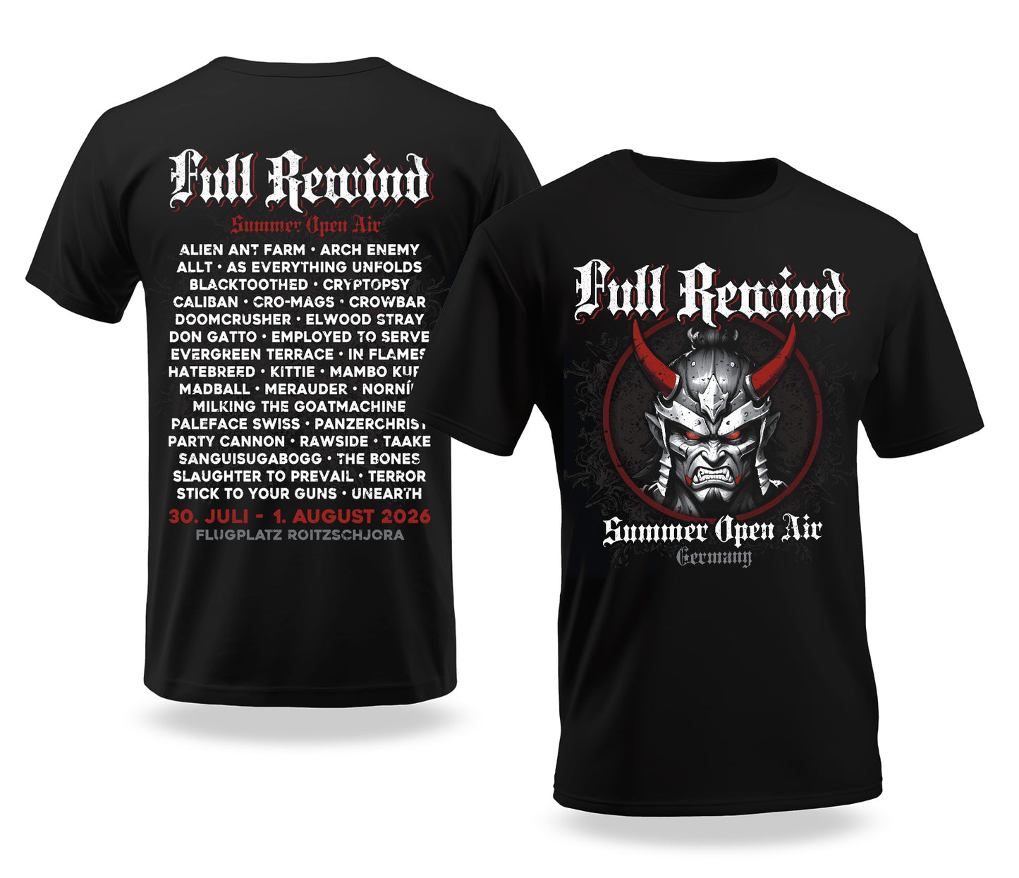 Full Rewind T-Shirt Festival 2026 rot