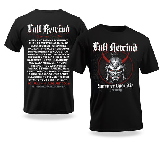 Full Rewind T-Shirt Festival 2026 rot