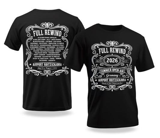 Full Rewind T-Shirt Festival 2026 Whisky